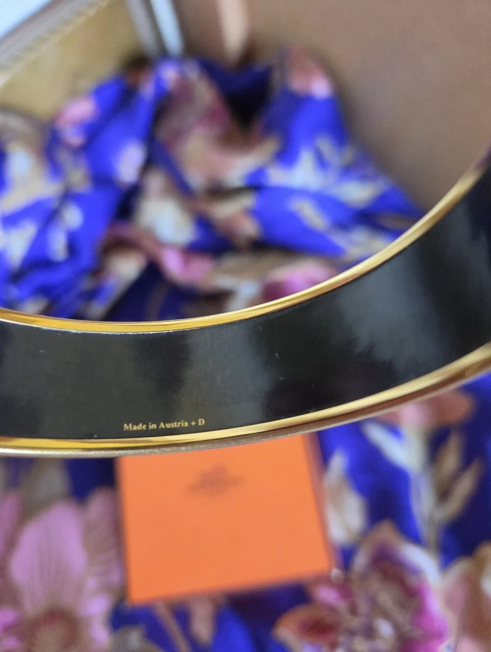 Rare Vintage Hermes Tiger Bangle
